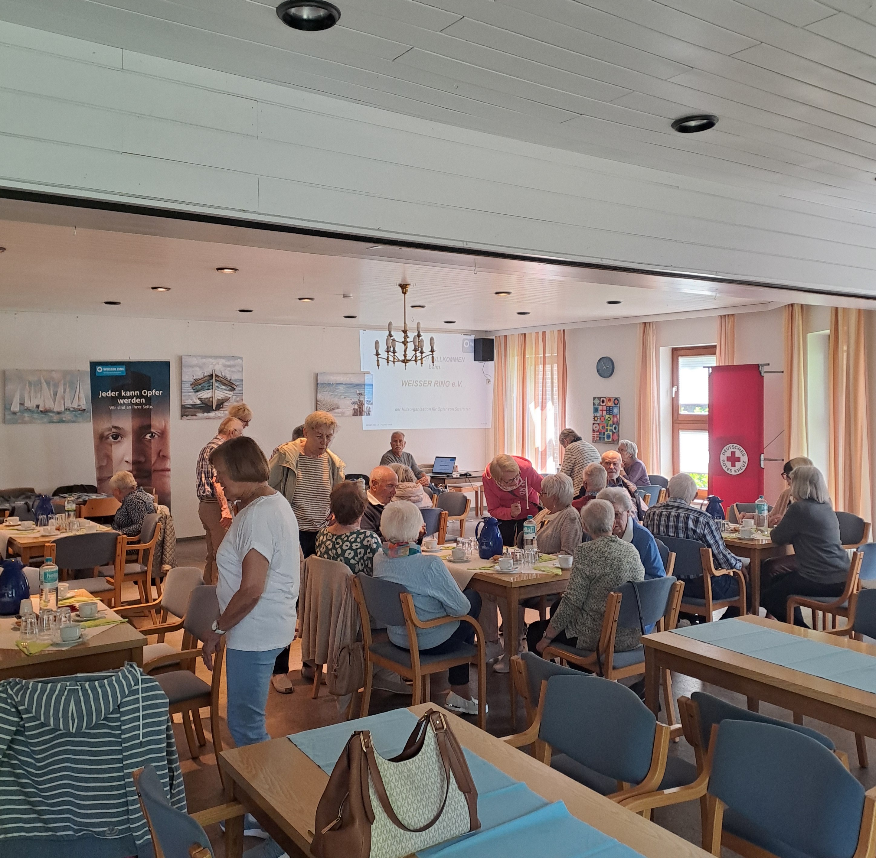 Vor Beginn der Veranstaltung