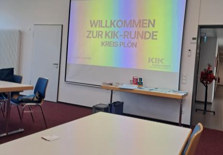 Vor Beginn der Veranstaltung
